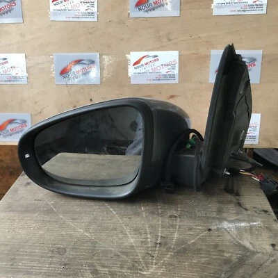 VOLKSWAGEN GOLF DOOR MIRROR LEFT SIDE  BLACK C9Z MK5 2004-2009 1K2857507BK #A93 — 第 1/3 张图片