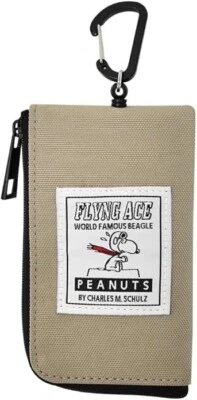 [Snoopy] Key Case, Pass Case, Card Case, Smart Key, Compact with Reel, SPZ-2811 - Image 1 of 2