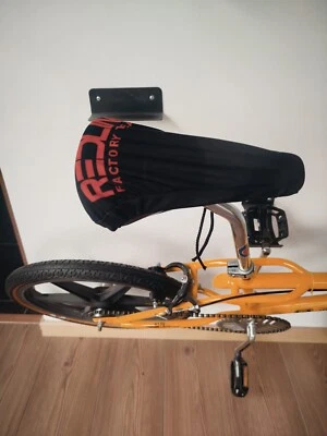 Cubierta de asiento de bicicleta BMX de colección RL 600a cubierta de sillín de bicicleta vieja escuela negra BMX Foto 1 de 3