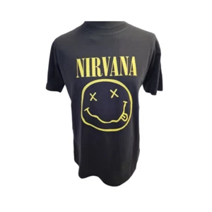 Nirvana T Shirt-Adult Unisex-Nirvana Happy-Official Nirvana T Shirt-Nirvana T - Picture 1 of 7