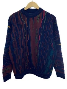 COOGI Pure Wool Knitted Sweater 3D Knit Size S Made In Australia 90s - Picture 1 of 5