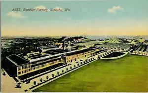 Postal automotriz de principios de 1900 Rambler Automobile Factory en Kenosha Wisconsin - Imagen 1 de 3