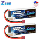 2x Zeee 3000mAh 50C 11.1V 3S Lipo Battery Deans for RC Helicopter Airplane Car 