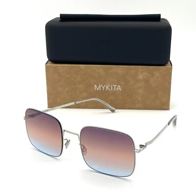 Gafas de sol MYKITA STUDIO 4.1 Col 051 plata brillante/púrpura naranja azul 54 mm Foto 1 de 4