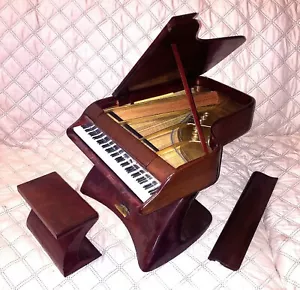 MODEL GRAND PIANO MID-CENTURY STYLED BY ED KLEIN 9 3/4" IN HEIGHT - VERY NICE!!! - Picture 1 of 12