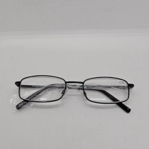 NEU Italy Design Lesebrille schwarz Metallgestell +2,50 - Bild 1 von 6