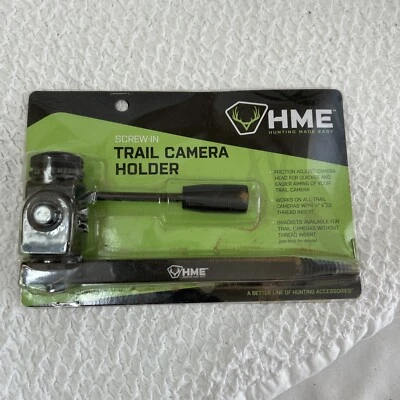 HME Screw-On Trail Camera Holder Tree Mount (1/4"x20 Thread Insert) HME-TCH-T - Image 1 of 4