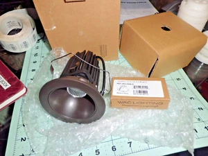 W.A.C. Lighting LED Downlight Trim R2FRDT-WD-DB, Recessed Downlight, NEW in Box - Picture 1 of 4