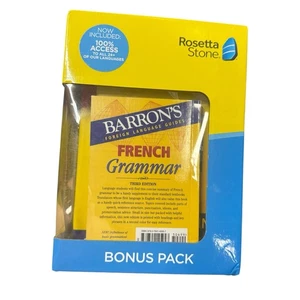Rosetta Stone Learn French Bonus Pack Lifetime Online Access Grammar.Dictionary - Picture 1 of 2