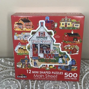 Main Street 12 Mini Formpuzzle 500 Teile VERSIEGELT - Bild 1 von 3