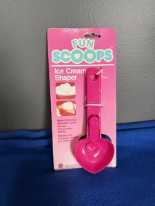 Vintage Fun Scoop Cuore Gelato Scoop Plastica Leva Rilascio NUOVO IN CONFEZIONE - Foto 1 di 3