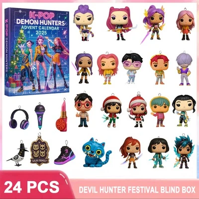 2025 Kpop Demon Advent Calendar - 24 Collectible Figure Toy Countdown NO7 - Image 1 of 4
