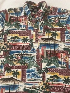 classic fit reyn spooner button up christmas men's shirt XXL - Picture 1 of 4