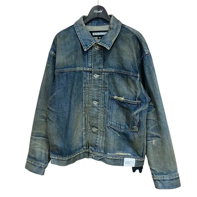 CHAQUETA NEIGHBOR HOOD SAVAGE DENIM TIPO 1 242XBNH-JKM01 Indigo Talla: Talla S Foto 1 de 4