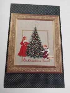 Diseños victorianos de lavanda y encaje "Oh árbol de Navidad" tabla desplegable solamente  - Imagen 1 de 2