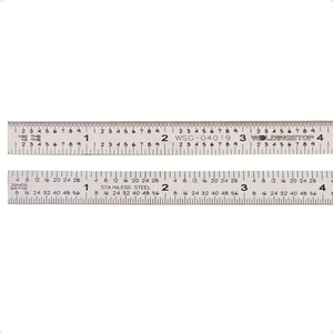 6 in Machinist Ruler Scale 5R 10ths 1/100 1/32 1/64 Graduation Flexible Decim... - Bild 1 von 6