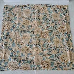 Ralph Lauren Spa SEASIDE RETREAT Euro Sham blau/beige geblümt Bio Baumwolle - Bild 1 von 7