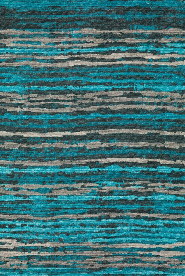 Alfombra a rayas 5x7 Dalyn azul filas barras líneas BR4 - abril 5' x 7' 6" Foto 1 de 1