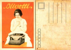 Postal - Máquina de escribir M20 Olivetti 1920 - C. OLIVETTI & C.IVREAIn 1920 - - Imagen 1 de 1