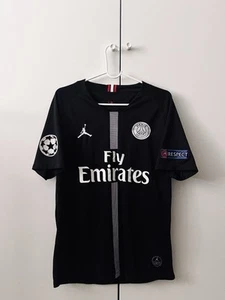 Neymar PSG Black Third Kit Soccer Football Jersey 2018/19 Size Medium - Picture 1 of 2