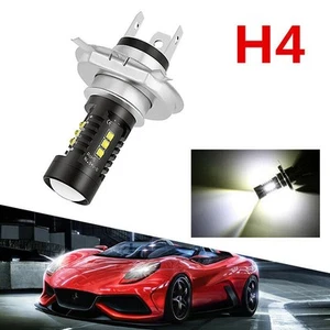 Car Lights Conversion DC 12V-24V H4 Headlight 6000K 9003 High/Low Beam - Picture 1 of 12