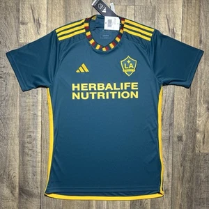 New Adidas LA Galaxy 2023/24 Away Kit MLS Soccer Jersey Men’s Medium Green $100 - Picture 1 of 10