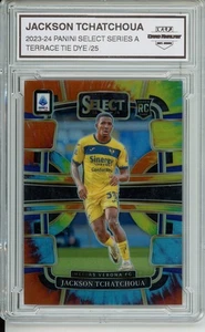 2023-24 Panini Select Series A #56 Jackson Tchatchoua Terrace Rookie Tie Dye /25 - Bild 1 von 2