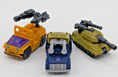 COMBO Blokees Transformers Defender Bruticus Onslaught Brawl Swindle Veh 3-Pack! - Image 1 of 4