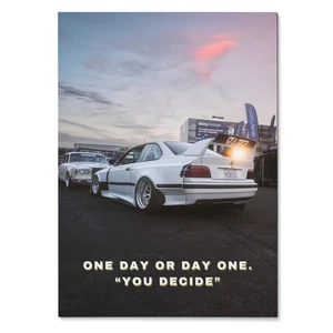 Motivational Poster – BMW Inspired E36 M3 Inspiring Text - Picture 1 of 11