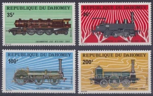 F-EX56461 DAHOMEY MNH 1974 OLD RAILROAD RAILWAYS FERROCARRIL CHEMIS DE FER. - Picture 1 of 2