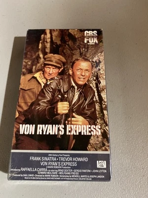 Von Ryan's Express (VHS 1965)RARE CBS/FOX Original 1987 Release Sinatra - Image 1 of 2