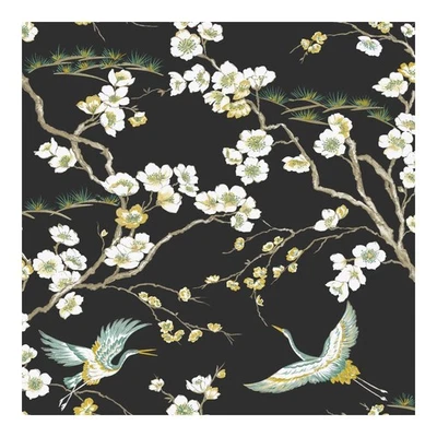 Kabuki Japan Black Wallpaper - Image 1 of 4