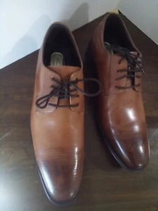 KENNETH COLE COGNAC DRESS SHOES size 11 1/2 M Fresh Air. In original box - Picture 1 of 10