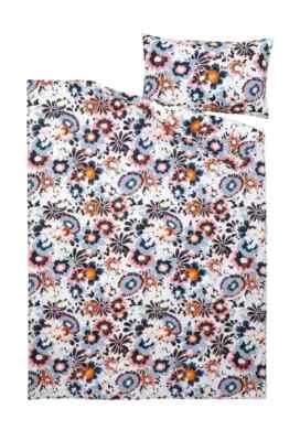 Funda nórdica IKEA HONSGULLORT King + 2 fundas de almohada florales/multicolor nueva Foto 1 de 3