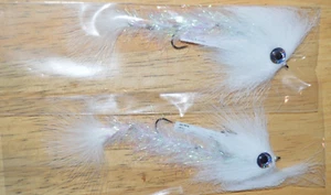 rainy's mason's kingpin 2 lures flies flyfishing size 02 baitfish pattern pearl - Picture 1 of 3