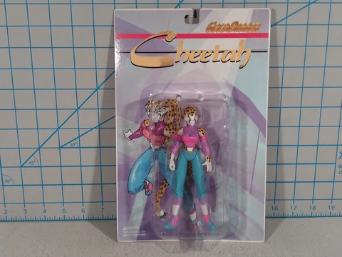 Gold Digger Cheetah Action Figure Japanese Variant, Antarctic Press 1997 Cover