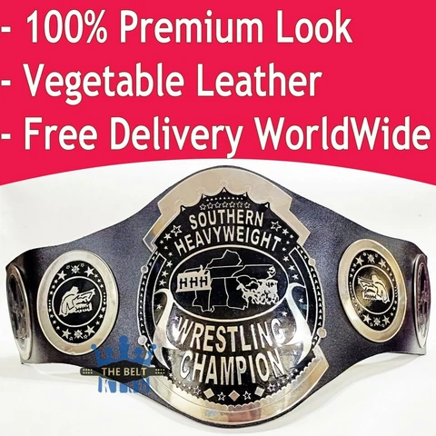 AWA Southern Heavyweight Championship Belt Adult Size Replica 2MM/4MM BRASS Cover