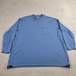 The Foundry Supply Co Shirt Mens 4XL Blue Performance/Cotton Pocket Short Sleeve - Picture 1 of 8