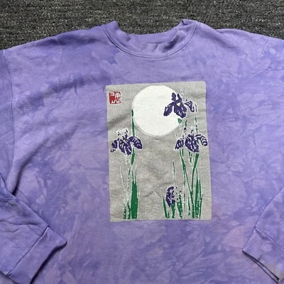 Sudadera Andrea Bragg Designs Mujer Grande Púrpura Floral Arte para Usar EE. UU. DE COLECCIÓN Foto 1 de 4