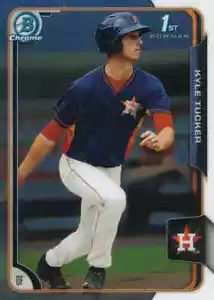 Lote de (5) tarjetas de novato Kyle Tucker ASTROS 2015 Bowman cromadas #75 rC - Imagen 1 de 1