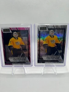 2023-24 O-Pee-Chee Platino Yaroslav Askarov Metal Líquido, Rosa Mate, SS, Lote Base - Imagen 1 de 5