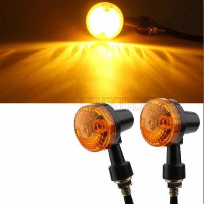 2x Motorcycle Turn Signals For Suzuki GS 450 500 550 650 750 850 1000 1100 1150 - Image 1 of 4