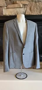 Rag & Bone Mens NYC 44 Blazer Gray Coat /Jacket Made USA Lined 🇺🇸MSRP $795 - Picture 1 of 8