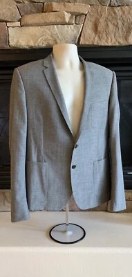 Rag & Bone Mens NYC 44 Blazer Gray Coat /Jacket Made USA Lined 🇺🇸MSRP $795 - Image 1 of 4