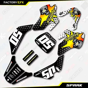 White Spark Racing Graphics Kit fits Suzuki JR50 00-06 Decal Sticker JR 50 - Picture 1 of 8