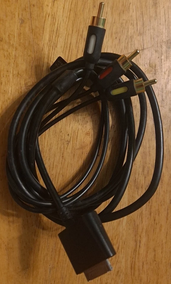 Logitec LHC-RUi01 RCA AV audio video Cable Connects To iPhone iPod - Image 1 of 3