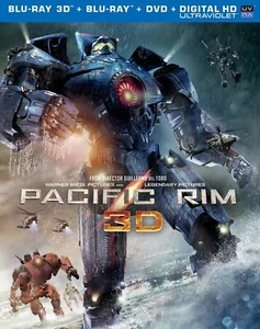 Pacific Rim w/Slipcover (3D Blu-ray/Blu-ray/DVD, 2013, Widescreen) Free Shipping - Picture 1 of 1
