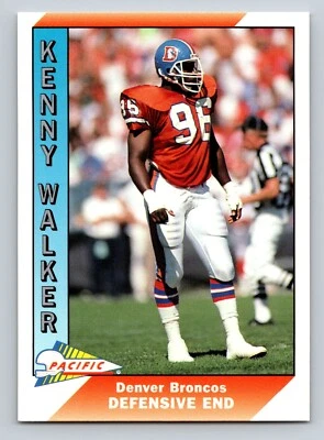 Kenny Walker 1991 Pacific #578 Denver Broncos - Image 1 of 2