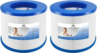Pack of 2 Lvjusen Screw in Hot Tub Filters Cartridge for Relaxetime Spas Threade
