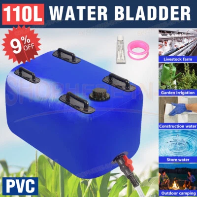 110L Foldable Water Bladder Tank For Camping Fishing Boating Water Storage Bag  - image 1 of 4
